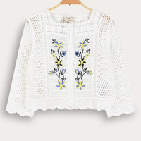 Melange Esmee Crochet Cardigan