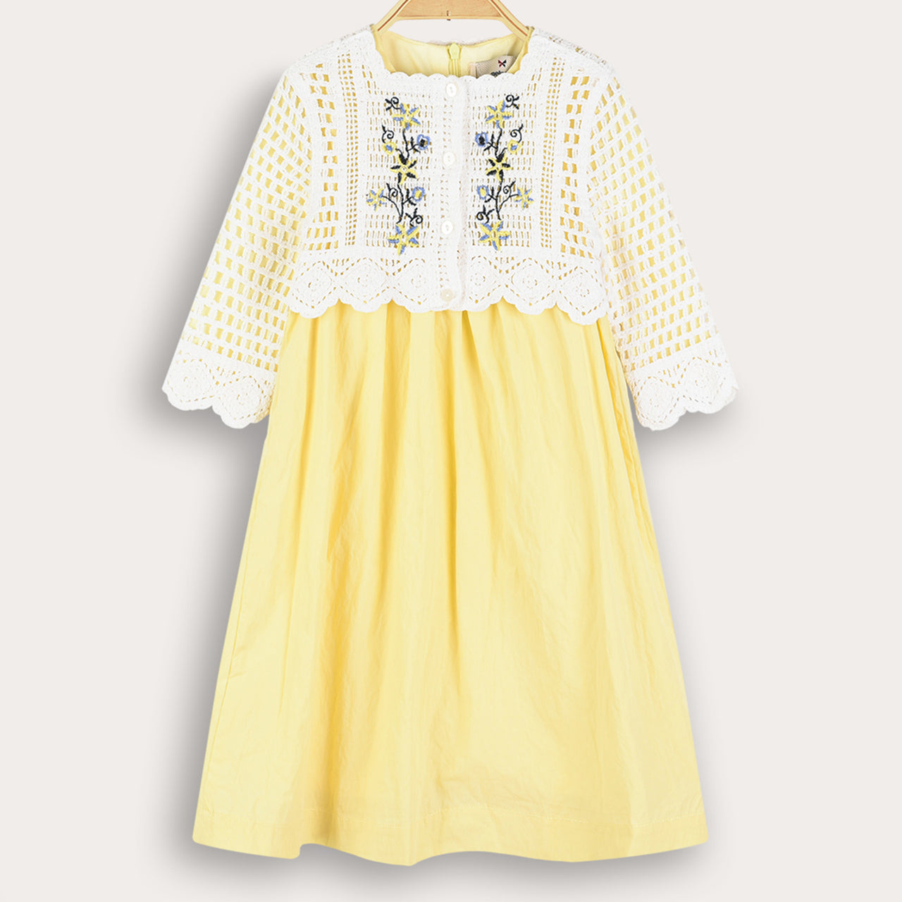 Melange Esmee Crochet Cardigan Dress