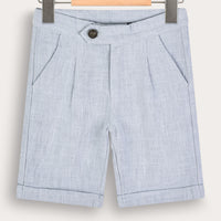 Melange Linen Shorts