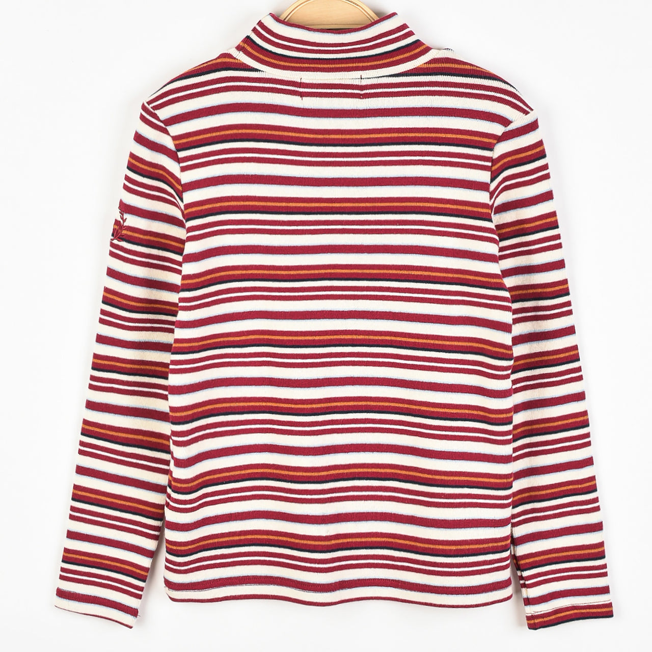 Melange Stripes Turtleneck