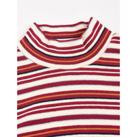 Melange Stripes Turtleneck
