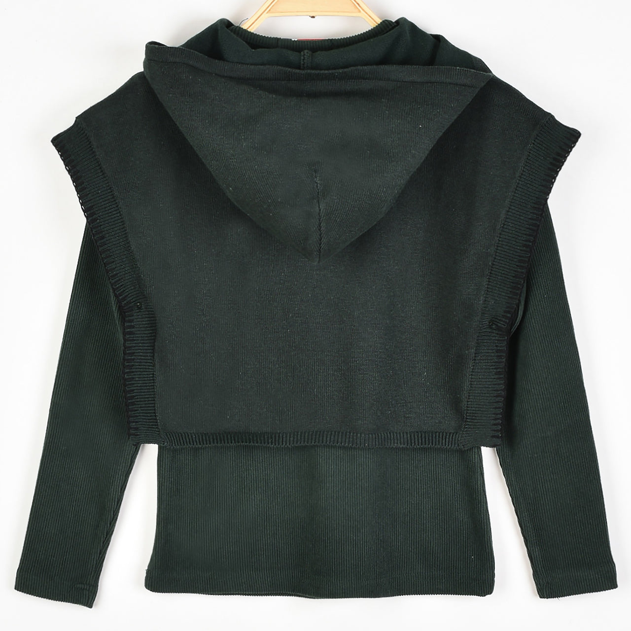 Girls Bowling Knit Hoodie Top