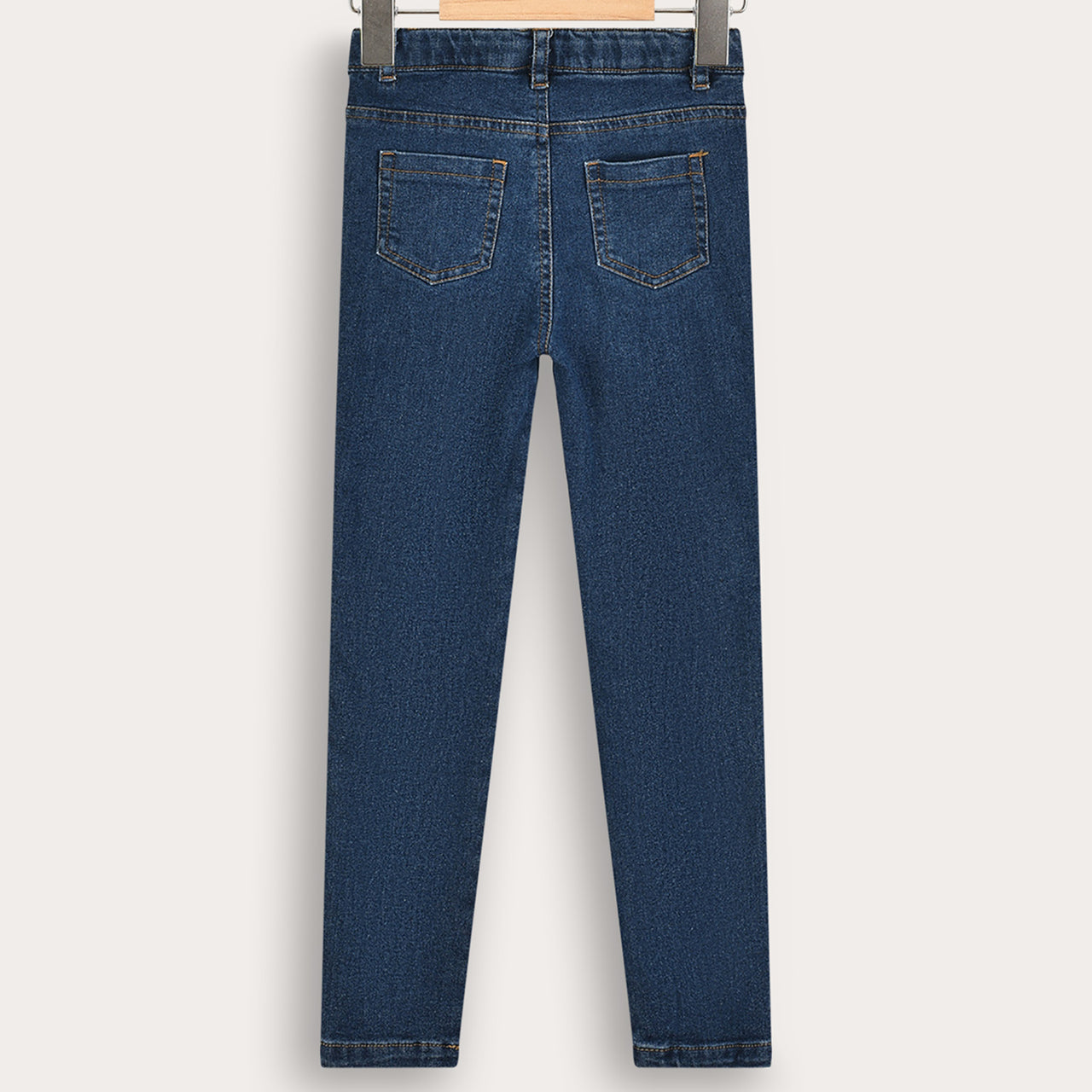 Melange Long Denim Pants