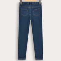 Melange Long Denim Pants
