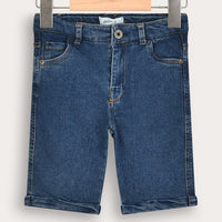 Melange Bermuda Denim Shorts