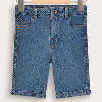 Melange Bermuda Denim Shorts