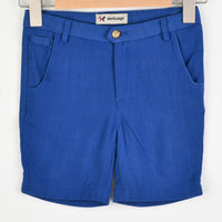 Melange Linen Bermuda Shorts