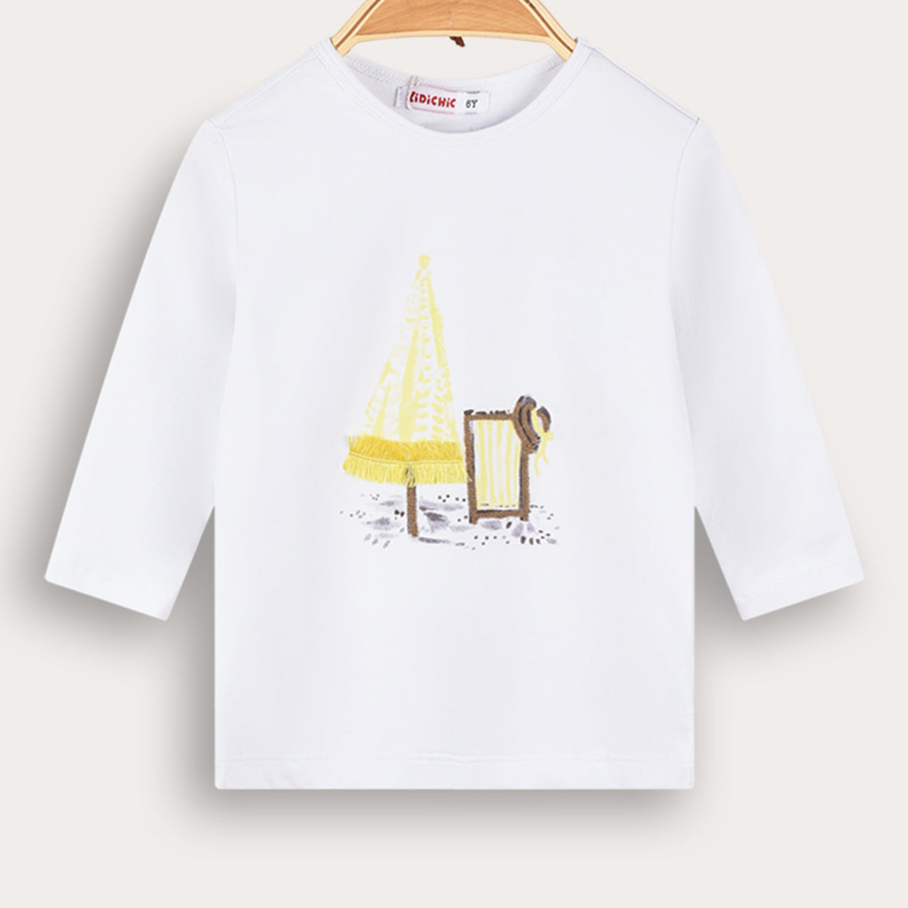 Girls 3/4 Sleeve Art Shirt