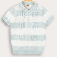Melange Checks Knit Shirt