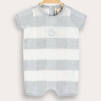 Melange Knit Checks Overall