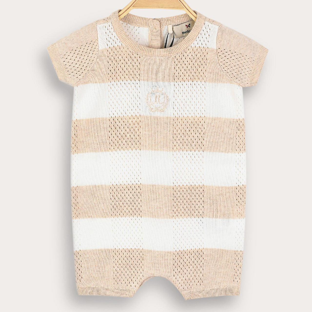Melange Knit Checks Overall