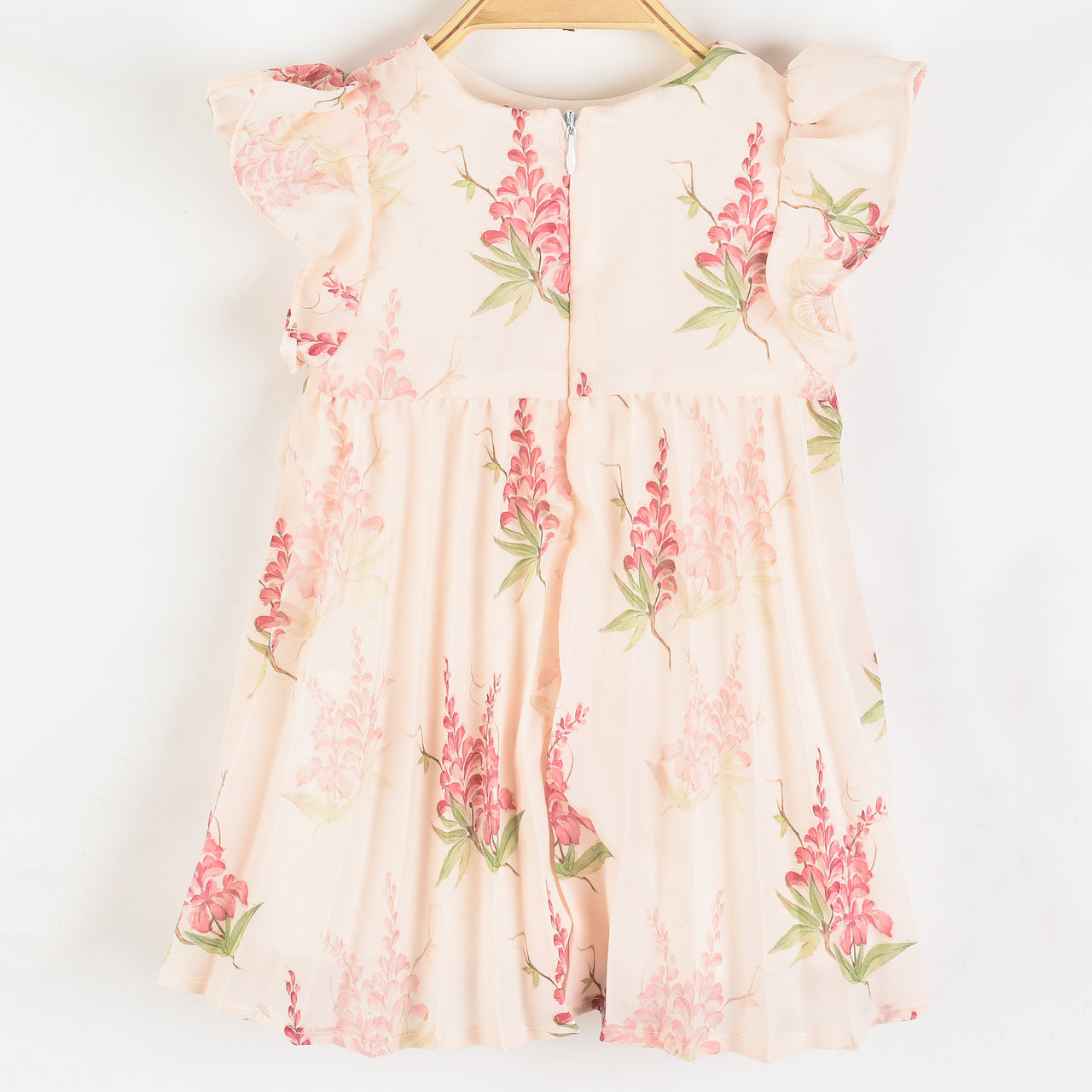 Flower Pleated Dress