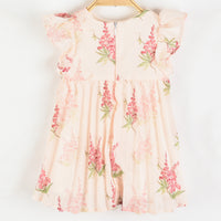 Flower Pleated Dress