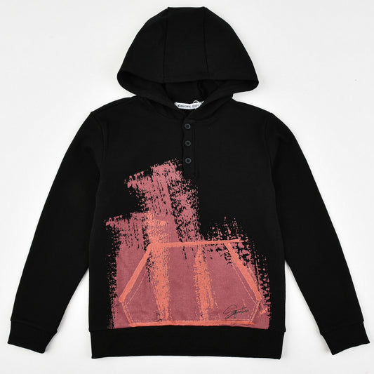 Brushed Effect Hoodie