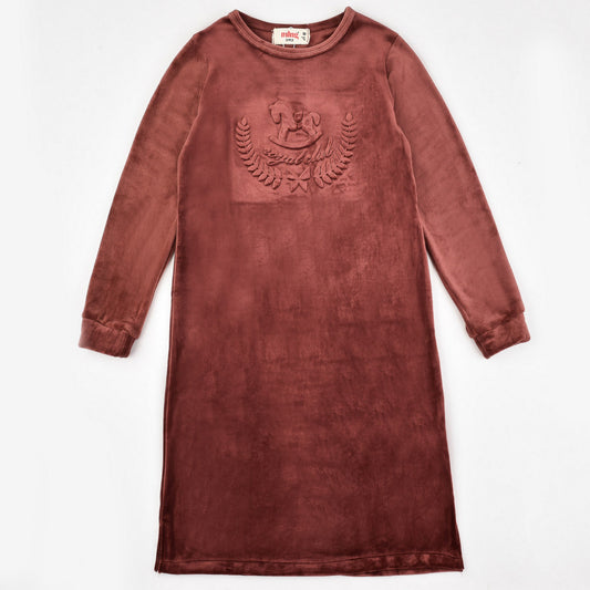 Melange Velour Nightgown