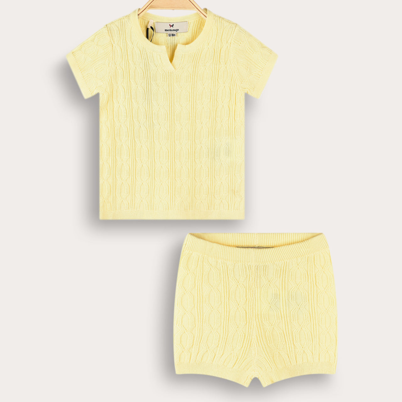 Melange Baby Knit Set