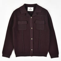 Melange Knit Pocket Sweater