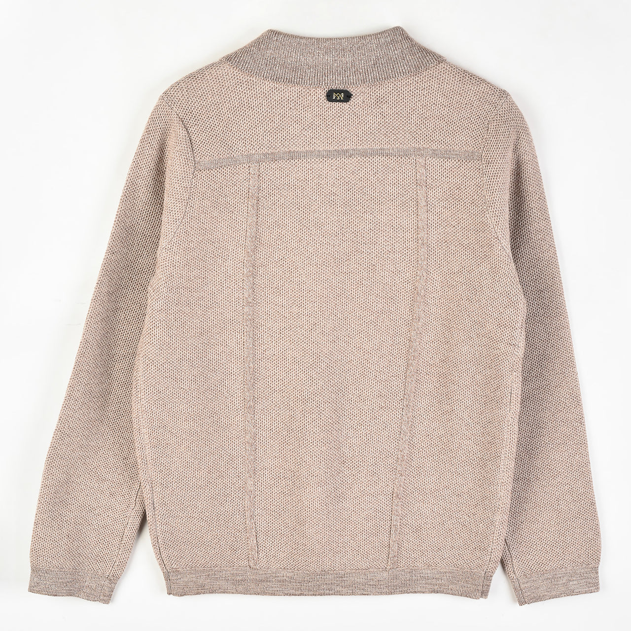 Melange Knit Pocket Sweater