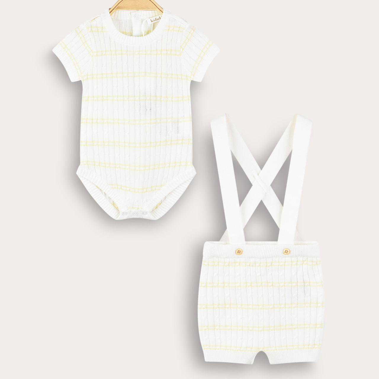 Knit Braided Baby Set