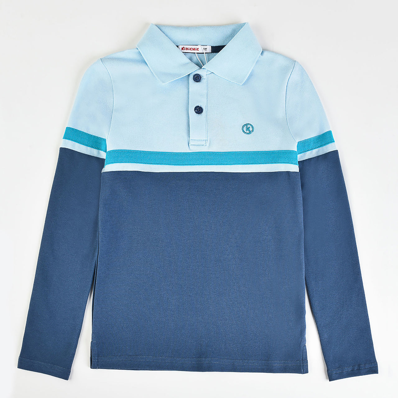 Boys LS Stripe Polo