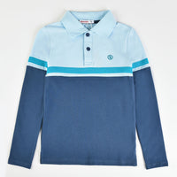 Boys LS Stripe Polo