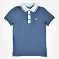 Boys S.S Collar Stripe Polo