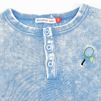 Jersey Wash Henley Tee