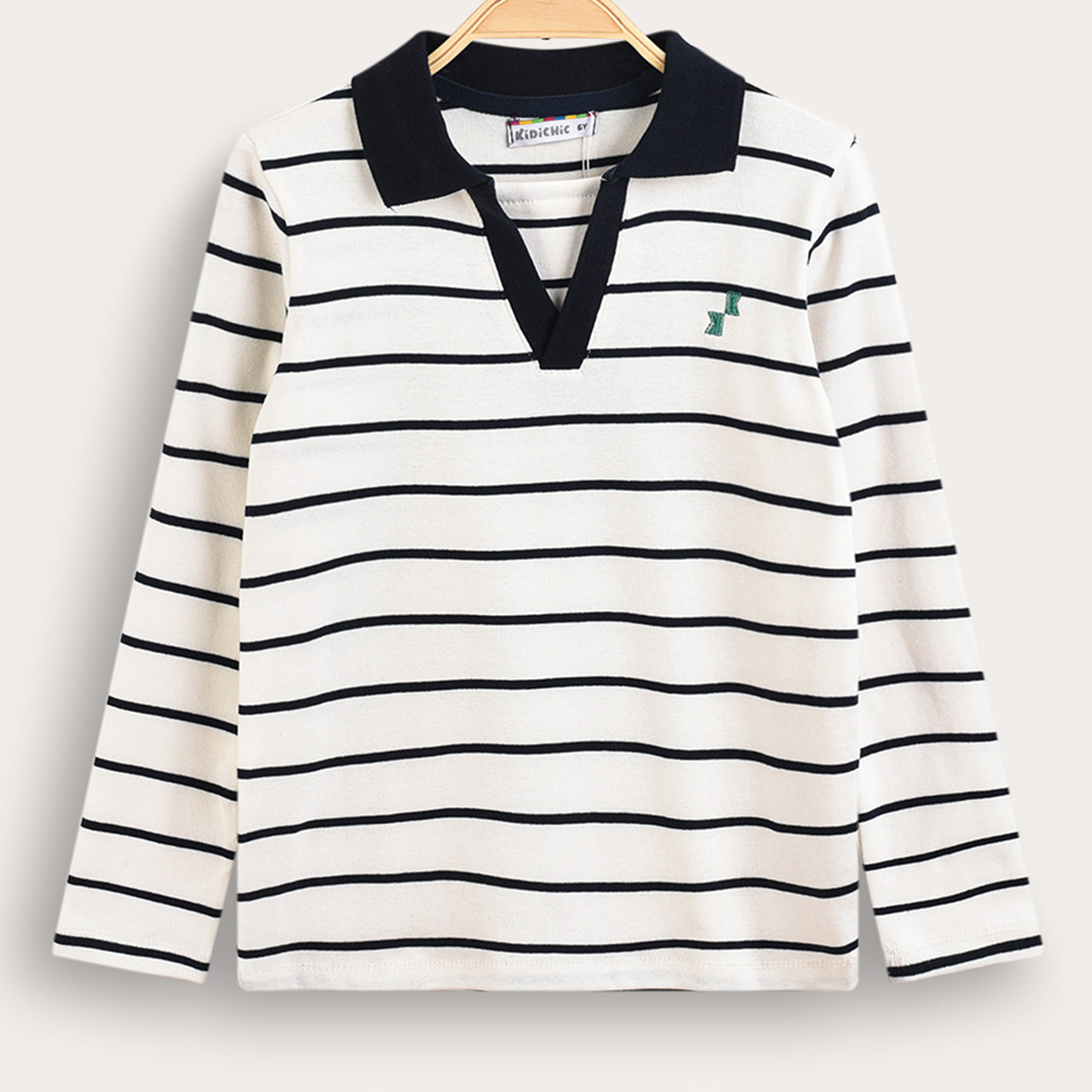 Boys L.S Rib Stripes Shirt