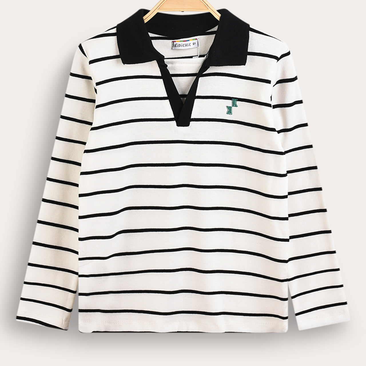 Boys L.S Rib Stripes Shirt