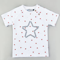 SS Rib T-Shirt With Art
