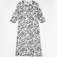 Rib Printed Nightgown