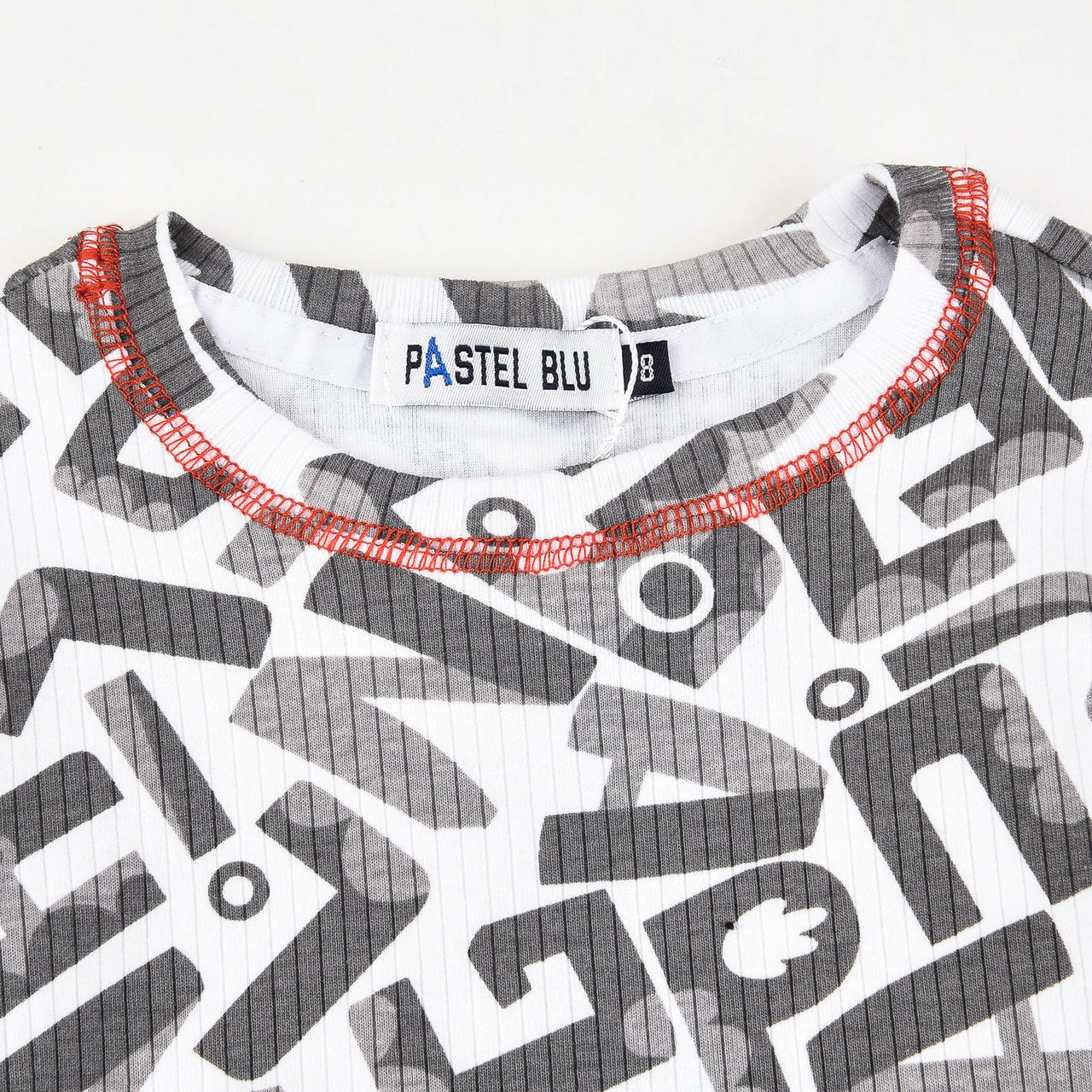 Rib Printed Nightgown