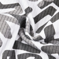 Rib Printed Nightgown