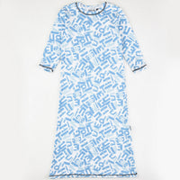 Rib Printed Nightgown