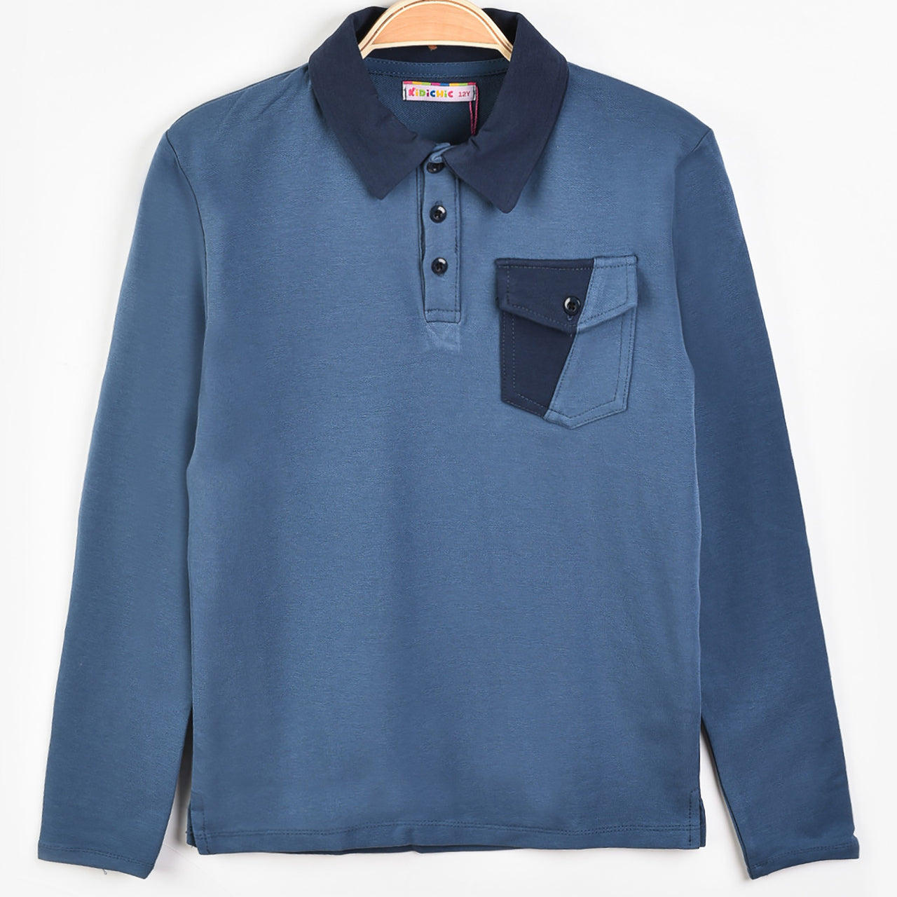 Diagonal Pocket Polo