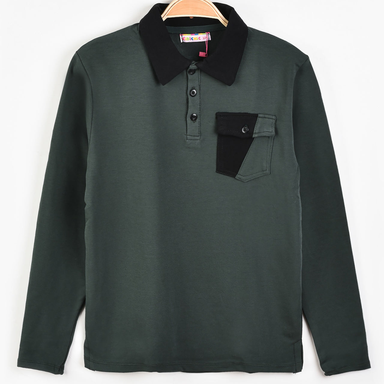Diagonal Pocket Polo