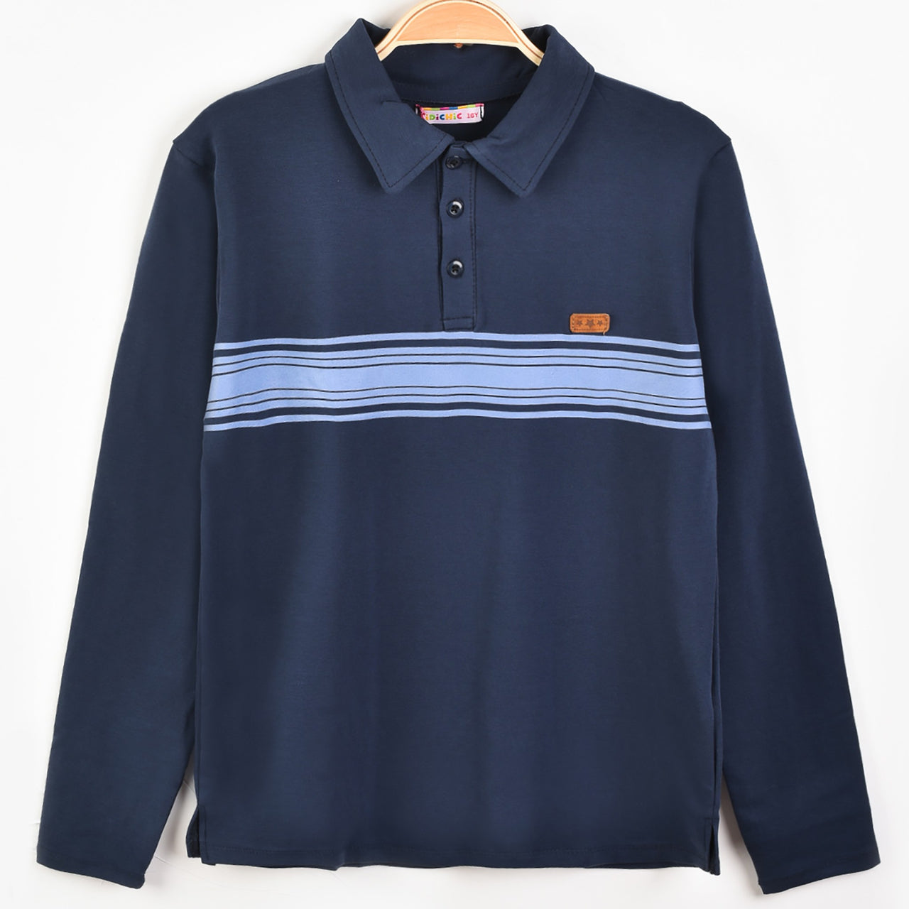 Printed Stripe Polo