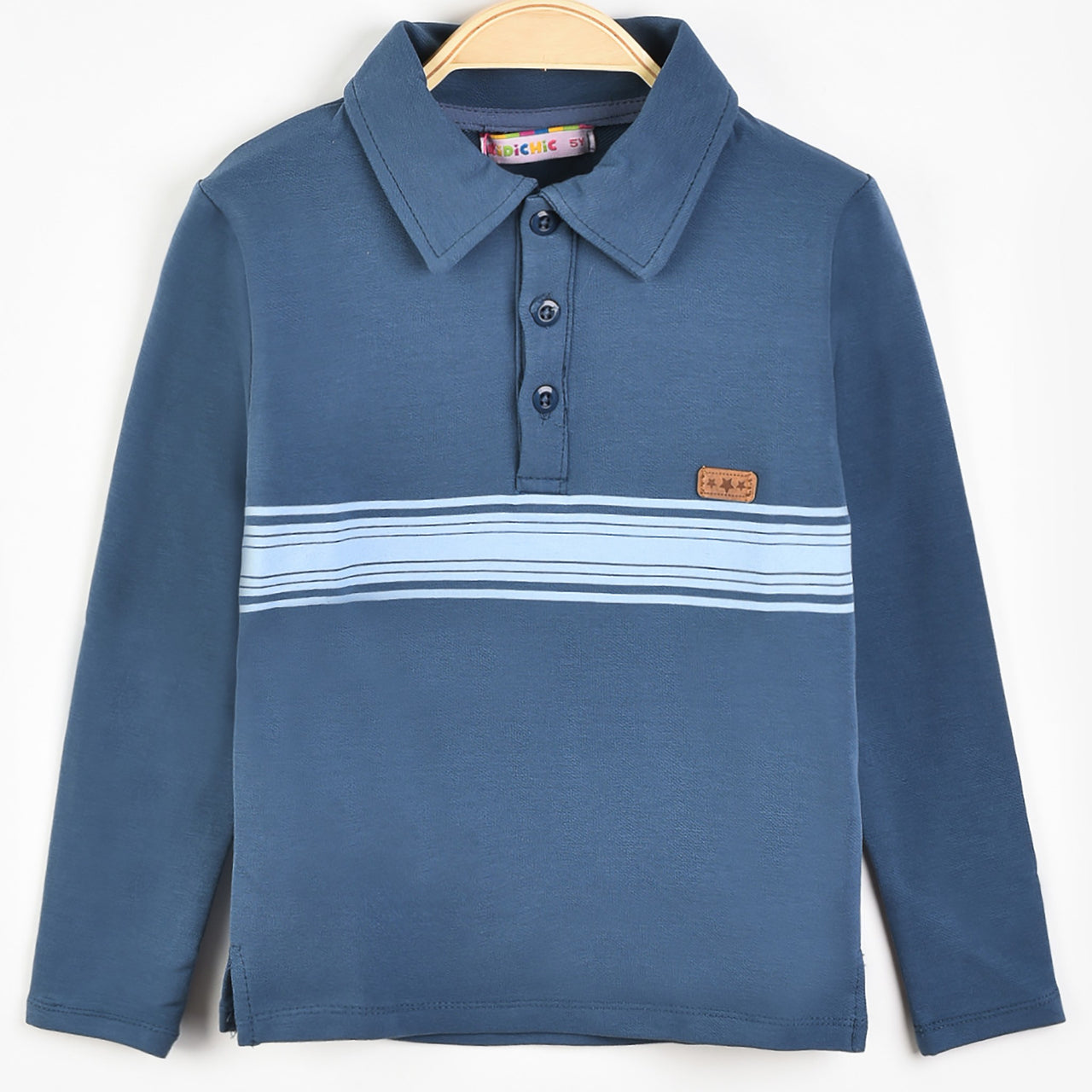 Printed Stripe Polo