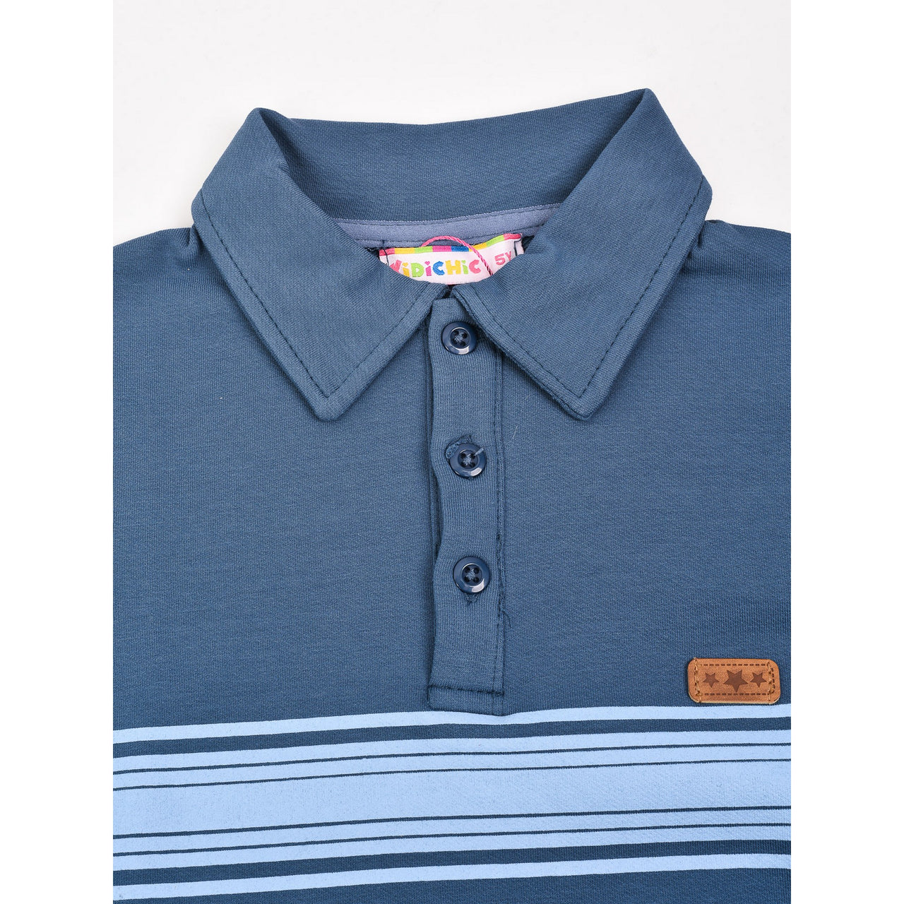 Printed Stripe Polo