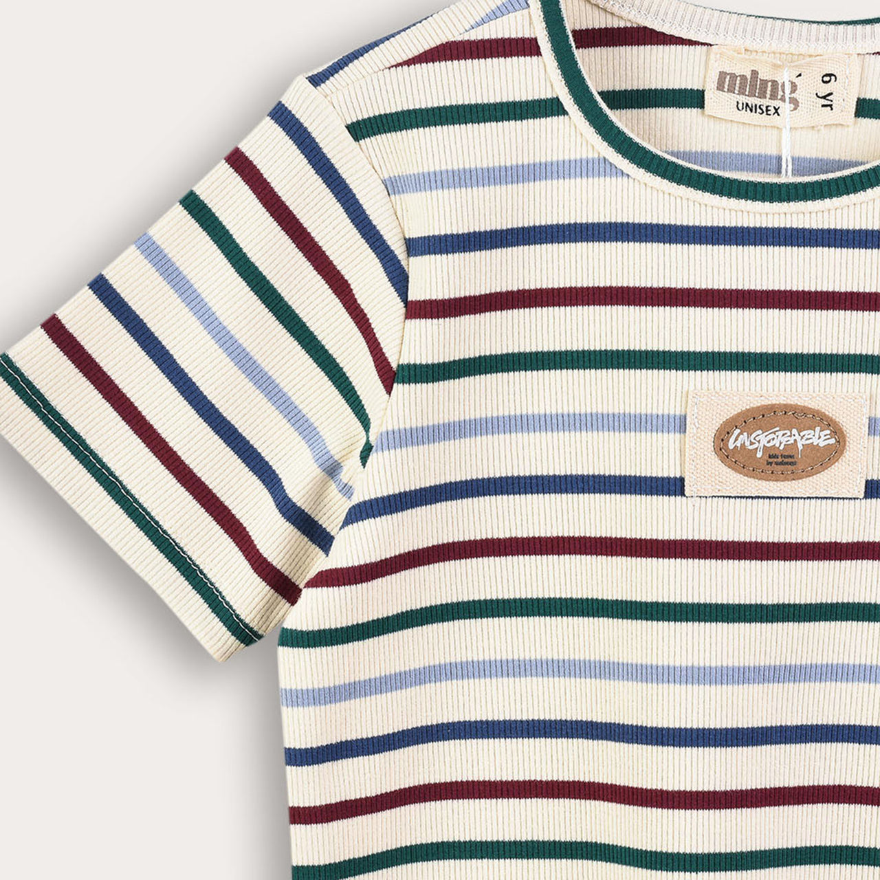 Melange SS Stripes Rib PJ Set