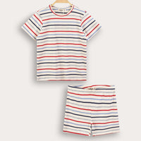 Melange SS Stripes Rib PJ Set