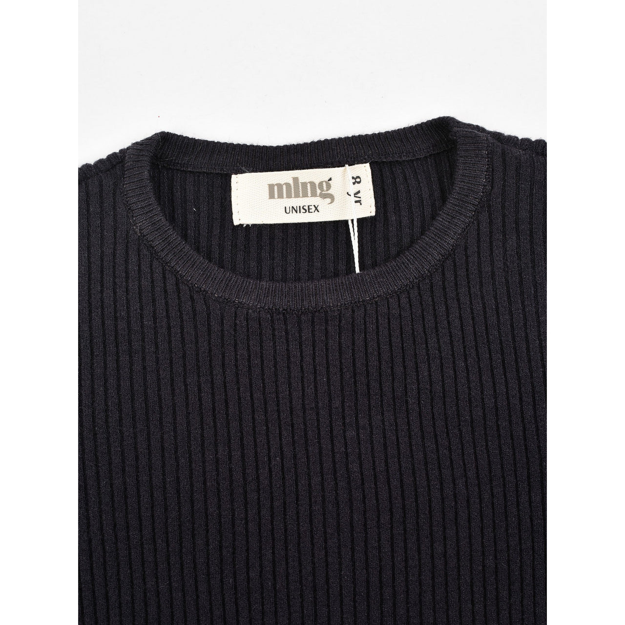 Melange Basic Rib Knit Top