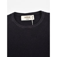 Melange Basic Rib Knit Top
