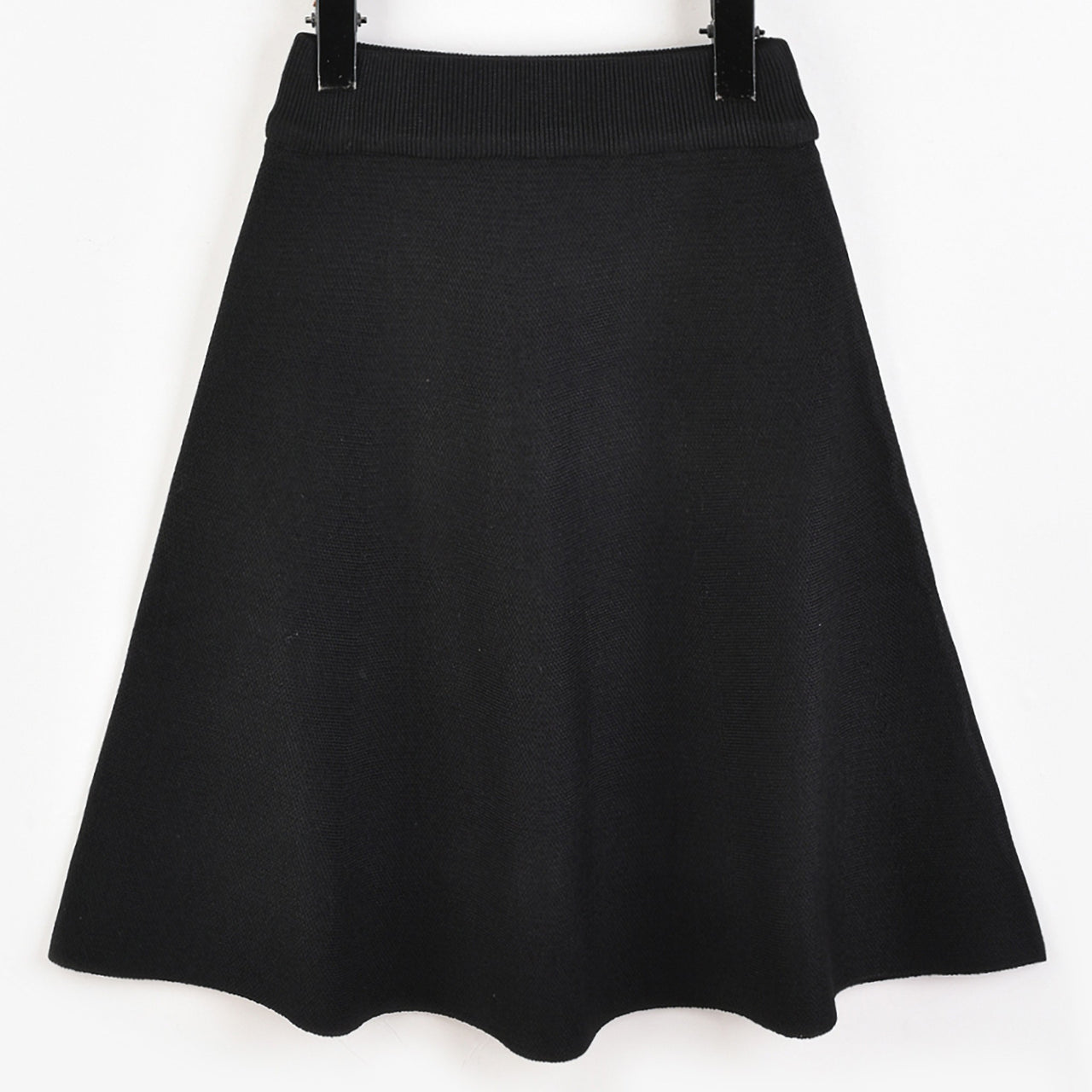 Melange Knit Bell Skirt
