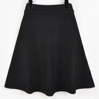 Melange Knit Bell Skirt
