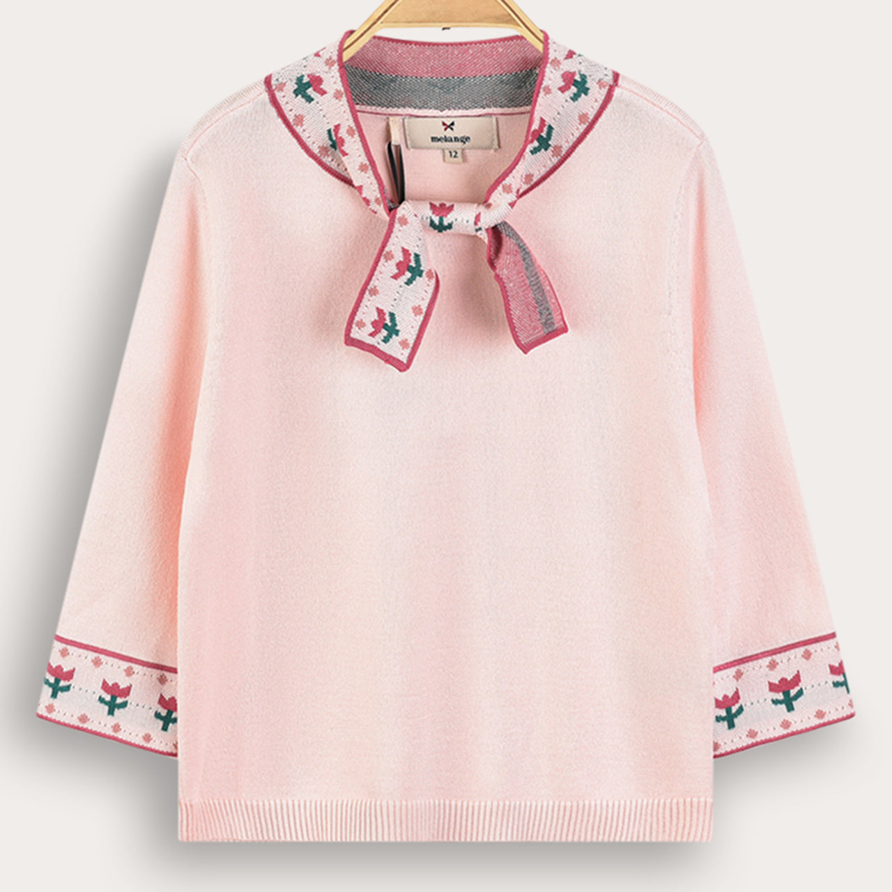 Melange Crochet Tie Top – Kidichic