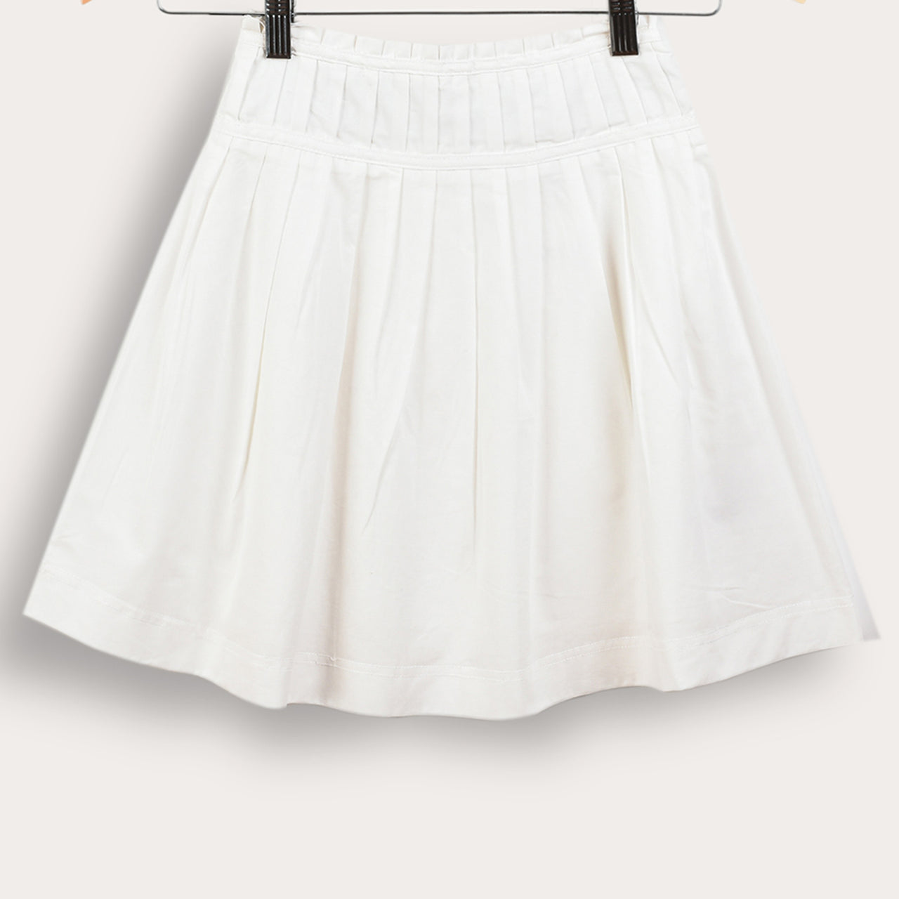 Poplin Pleated Skirt