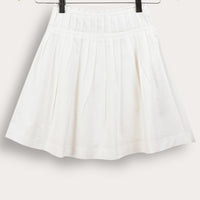 Poplin Pleated Skirt