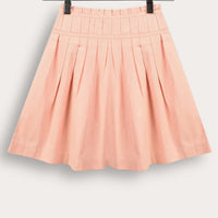 Poplin Pleated Skirt