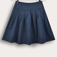 Poplin Pleated Skirt